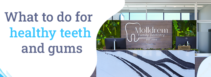 What to do for healthy teeth and gums